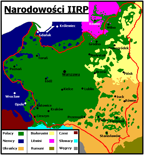波兰第二共和国民族构成